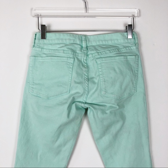 J. Crew Mint Toothpick Ankle Skinny Jeans Pants 27 - Picture 5 of 7
